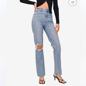 Abercrombie 90s Straight Ultra High Rise Size 30/10
